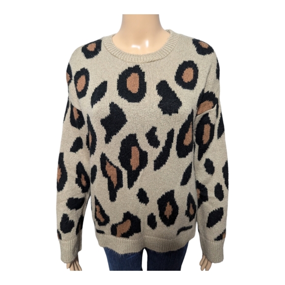 ASOS Design Leopard Print Sweater 6 - Picture 3 of 7